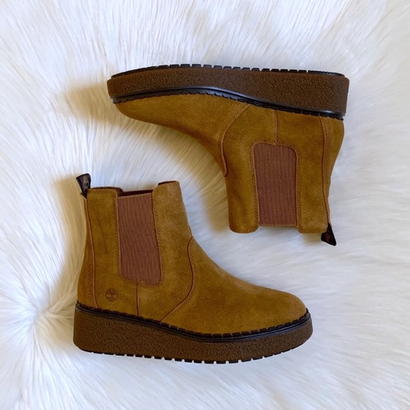 Timberland Bluebell Lane Suede Chelsea Wedge Boots - Picture 4 of 8